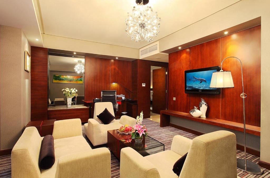 Grand View Hotel Tianjin Bagian luar foto